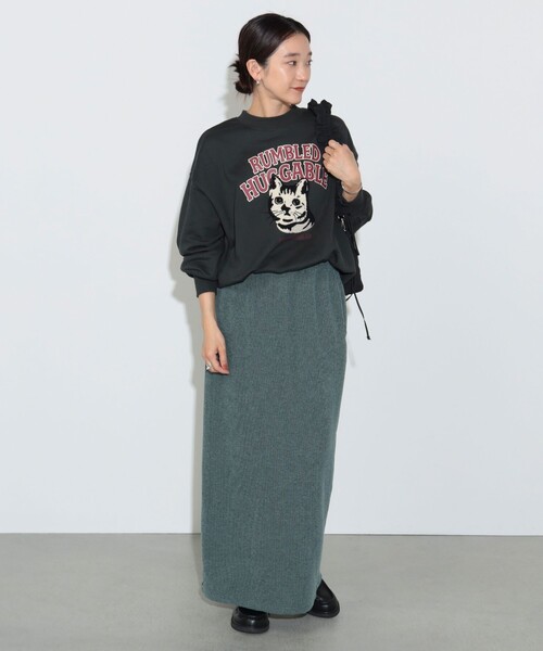 BEAMS HEART（ビームスハート）の「キャット刺繍 クルーネック