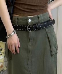 【urge select】サイド ダブル スタッズ ベルト