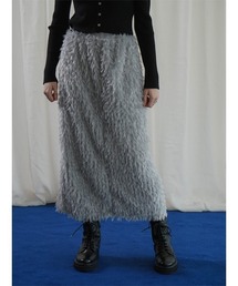 GLITTER FEATHER SKIRT