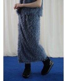 GLITTER FEATHER SKIRT