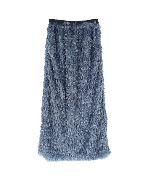 :ETHROF(イーサオブ)の「GLITTER FEATHER SKIRT(スカート・レディース・ブラック/グレー/ブルー・MEDIUM)」の14枚目の写真