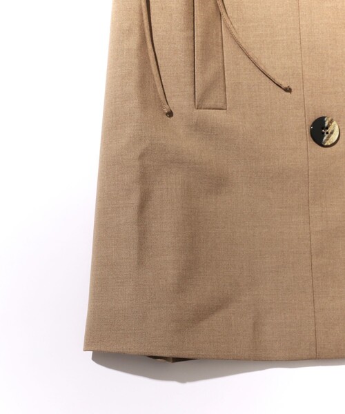 GANNI ブラウン テーラードジャケット GANNI ブラウン テーラードジャケット