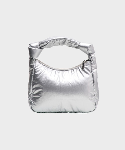 PUBLIC TOKYO（パブリックトウキョウ）の「キルティングハンドBAG（ハンドバッグ・レディース・シルバー/ブラック・FREE）」の4枚目の写真