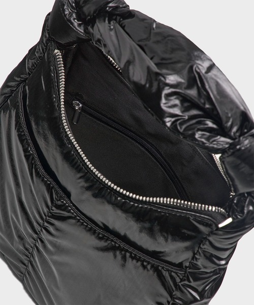 PUBLIC TOKYO（パブリックトウキョウ）の「キルティングハンドBAG（ハンドバッグ・レディース・シルバー/ブラック・FREE）」の13枚目の写真