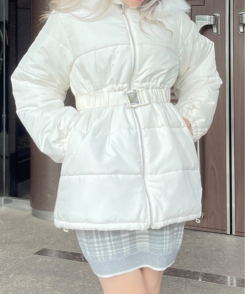 ファーフードダウン（ダウンジャケット/コート）｜abc une face（アーベーセーアンフェイス）