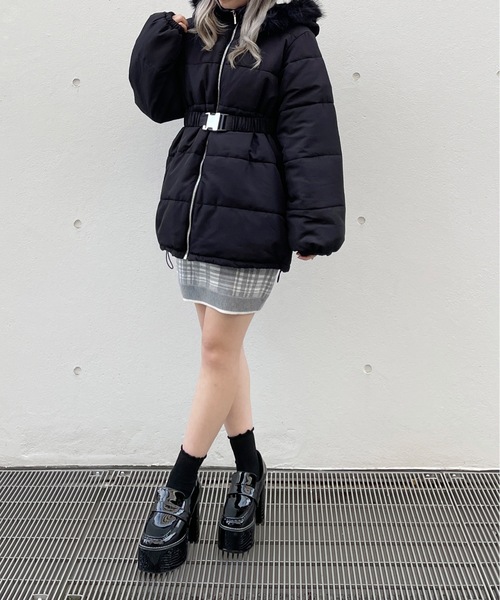 ファーフードダウン（ダウンジャケット/コート）｜abc une face（アーベーセーアンフェイス）