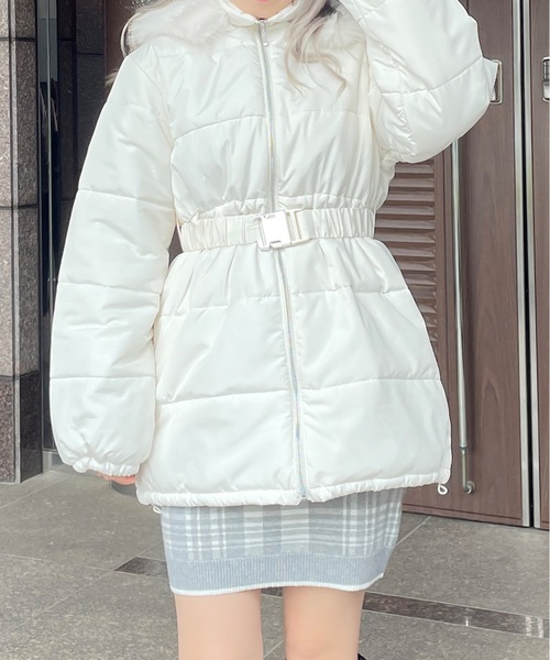 ファーフードダウン（ダウンジャケット/コート）｜abc une face（アーベーセーアンフェイス）