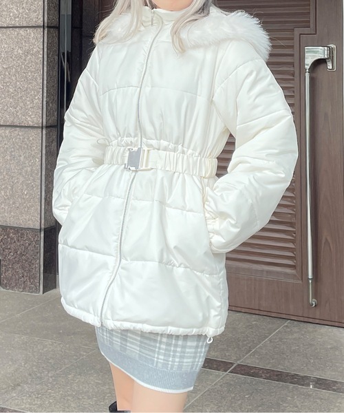 ファーフードダウン（ダウンジャケット/コート）｜abc une face（アーベーセーアンフェイス）