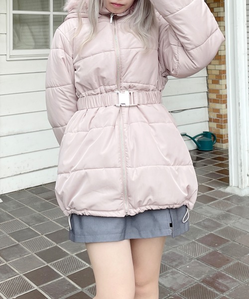 ファーフードダウン（ダウンジャケット/コート）｜abc une face（アーベーセーアンフェイス）