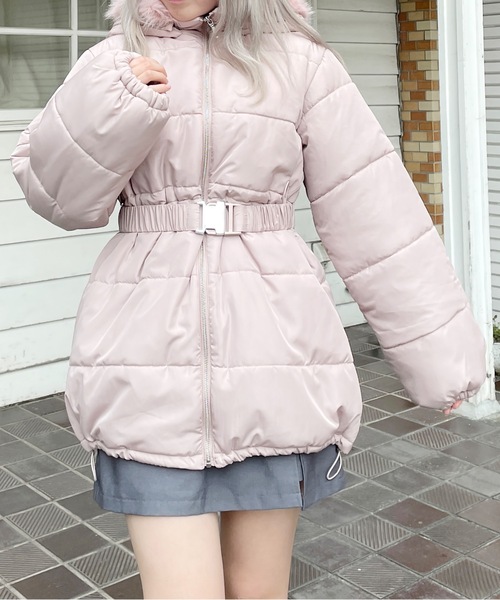 ファーフードダウン（ダウンジャケット/コート）｜abc une face（アーベーセーアンフェイス）