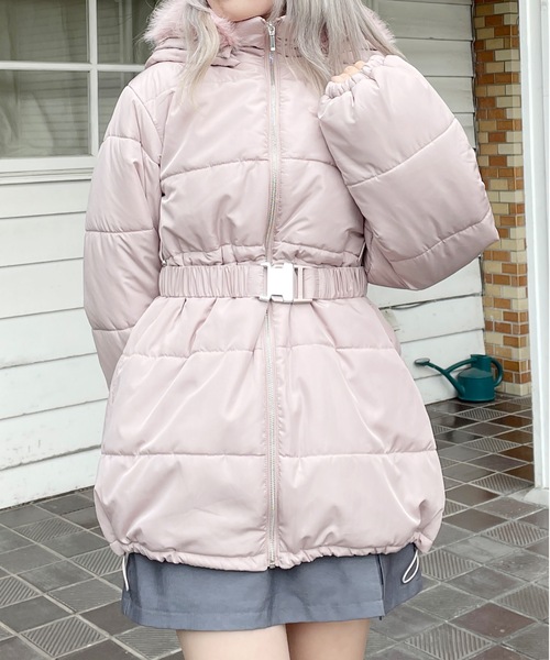 ファーフードダウン（ダウンジャケット/コート）｜abc une face（アーベーセーアンフェイス）