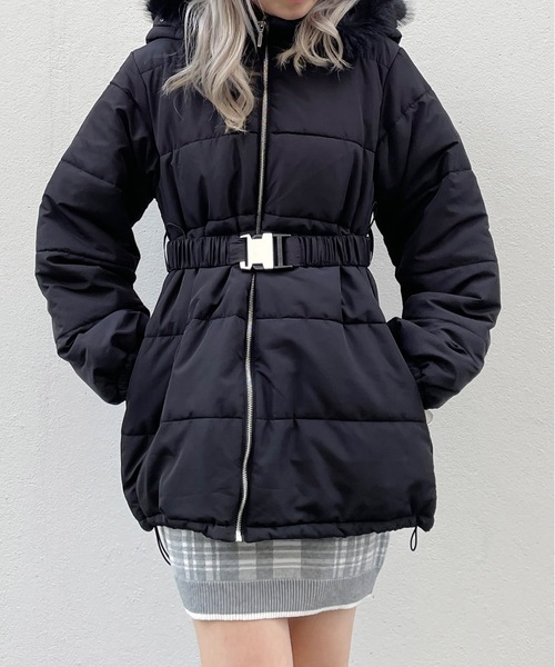 ファーフードダウン（ダウンジャケット/コート）｜abc une face（アーベーセーアンフェイス）