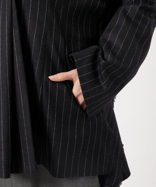 COTTON TWILL SHOULDER EPAULET DOUBLE JACKET – THE SHOP YOHJI