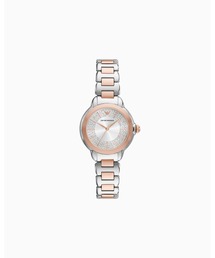 EMPORIO ARMANI | 【エンポリオ アルマーニ】3針ウォッチ ツートンステンレススチール(アナログ腕時計)