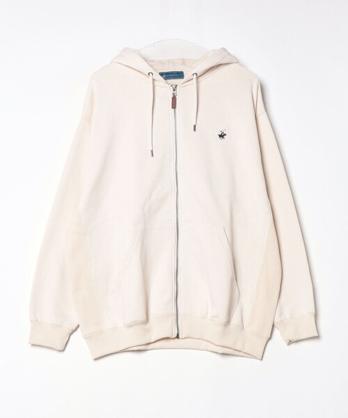 【BEVERLY HILLS POLO CLUB】ジップアップ パーカー フーディ ワンポイント刺繍（パーカー）｜BEVERLY HILLS POLO CLUB（ビバリーヒルズポロクラブ）