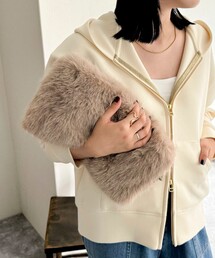 fredy emue | エコファースクエアワンショルバック(ハンドバッグ)