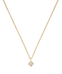 JELLY BEANS（ジェリービーンズ）の「クリアストーンプチネックレス(ニッケルフリー)(187-49001)JELLY BEANS(ジェリービーンズ)（ネックレス）」