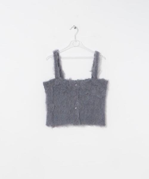 LAATO(ラート)の「mosamosa camisole(ニット/セーター・レディース・ブラック/ブルー系その他/ライトブラウン・FREE)」の17枚目の写真