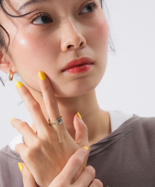 BEAMS BOY(ビームスボーイ)の「2連 ボールチェーン リング(リング・レディース・ゴールド/シルバー・ONE SIZE)」の3枚目の写真