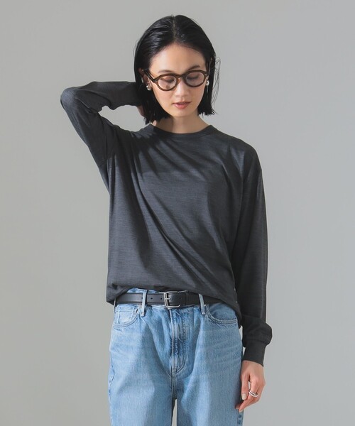 セール】【別注】SLOANE / クルーネック ロングスリーブ Tシャツ