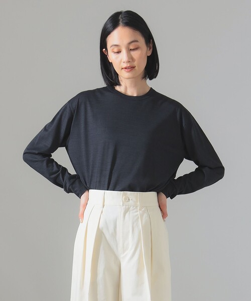 セール】【別注】SLOANE / クルーネック ロングスリーブ Tシャツ