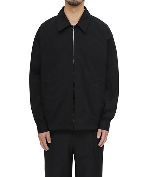 WEWILL（ウィーウィル）の「WEWILL / ウィーウィル : ZIP-UP TRUCKER JACKET : W-014-3004[COR]（ブルゾン・メンズ・ブラック・2）」の9枚目の写真