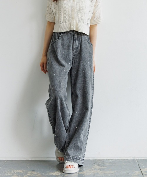 GLOBAL WORK（グローバルワーク）の「大人見えアソートデニム/AND YUA ANY/147477（デニムパンツ・キッズ・ブラック/ブルー/ブルー系4/ブルー系2・SMALL/MEDIUM）」の14枚目の写真