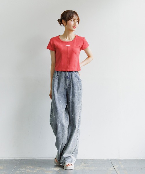 GLOBAL WORK（グローバルワーク）の「大人見えアソートデニム/AND YUA ANY/147477（デニムパンツ・キッズ・ブラック/ブルー/ブルー系4/ブルー系2・SMALL/MEDIUM）」の19枚目の写真