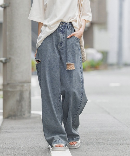 セール】大人見えアソートデニム/AND YUA ANY/147477（デニムパンツ