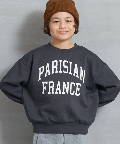 セール】キッズ 親子お揃い裏起毛アソートカレッジスウェットトップス