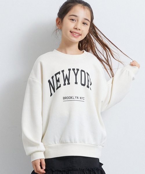 セール】キッズ 親子お揃い裏起毛アソートカレッジスウェットトップス