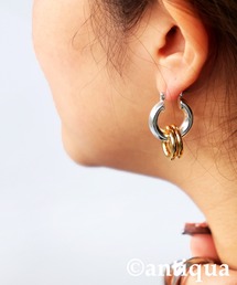 リングチェーンピアス