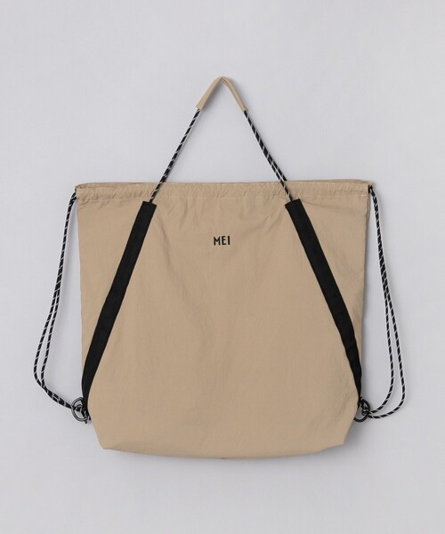 coen（コーエン）の「MEI（メイ）別注 ビッグナップサック（バックパック/リュック・メンズ・ブラック/イエロー/ベージュ・FREE）」の8枚目の写真