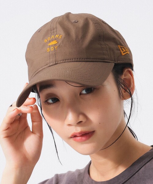WTWXNEWERA タイプライターキャップ　ベージュ NEW ERA キャップ 帽子 「別注」「NEW ERA」タイプライター ロゴ