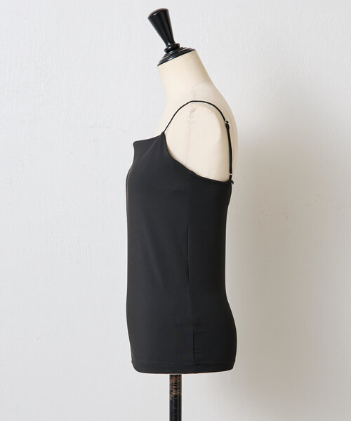 COLLAGE GALLARDAGALANTE（コラージュガリャルダガランテ）の「スムースキャミソール（キャミソール・レディース・ホワイト/ブラック・FREE）」の16枚目の写真