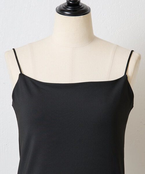 COLLAGE GALLARDAGALANTE（コラージュガリャルダガランテ）の「スムースキャミソール（キャミソール・レディース・ホワイト/ブラック・FREE）」の18枚目の写真
