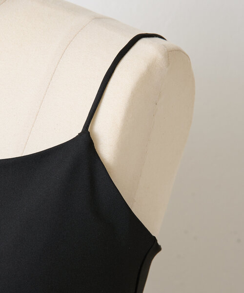 COLLAGE GALLARDAGALANTE（コラージュガリャルダガランテ）の「スムースキャミソール（キャミソール・レディース・ホワイト/ブラック・FREE）」の19枚目の写真