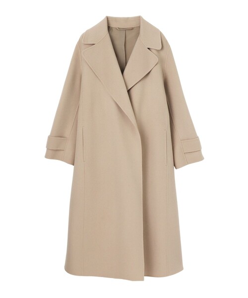 未使用級★ANAYI★シャルムリバーフーデットコート★ウール100％★ 未使用級☆ANAYI☆シャルムリバーフーデットコート☆ウール100