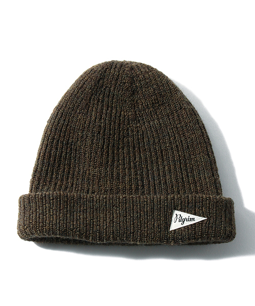 Pilgrim Surf Supply（ピルグリムサーフサプライ）の「Pilgrim Surf+Supply / Wool RibWatch Cap（ハット・メンズ・オフホワイト/グレー/ブラック系その他/ブラック/オリーブ/ネイビー・ONE SIZE）」の5枚目の写真
