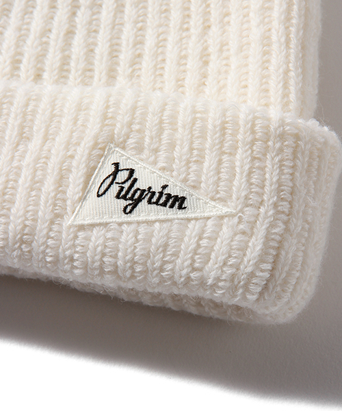 Pilgrim Surf Supply（ピルグリムサーフサプライ）の「Pilgrim Surf+Supply / Wool RibWatch Cap（ハット・メンズ・オフホワイト/グレー/ブラック系その他/ブラック/オリーブ/ネイビー・ONE SIZE）」の8枚目の写真