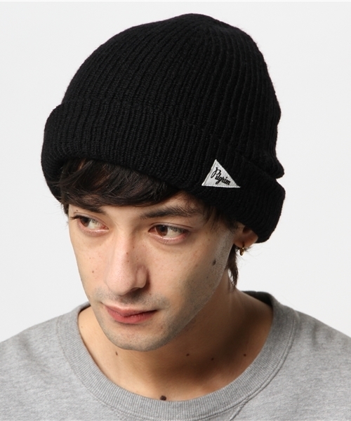 Pilgrim Surf Supply（ピルグリムサーフサプライ）の「Pilgrim Surf+Supply / Wool RibWatch Cap（ハット・メンズ・オフホワイト/グレー/ブラック系その他/ブラック/オリーブ/ネイビー・ONE SIZE）」の14枚目の写真