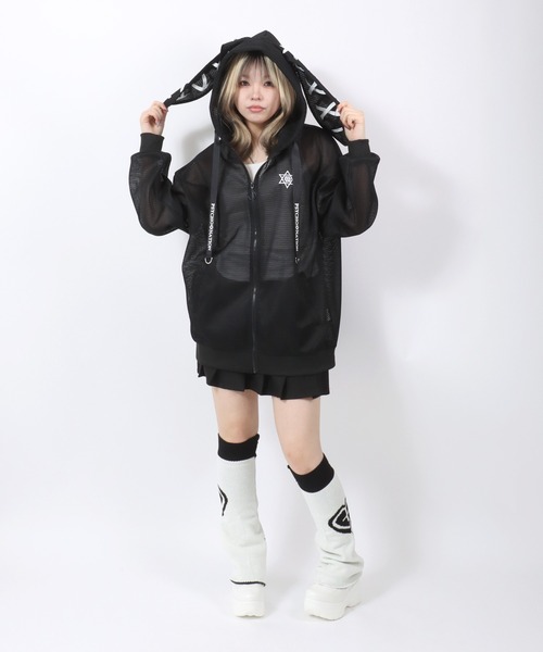 26☆SALSATION　パーカーL　新品　サルセーション☆ 05 セール】PSYCHO NATION（サイコネーション）サイバー系猫耳