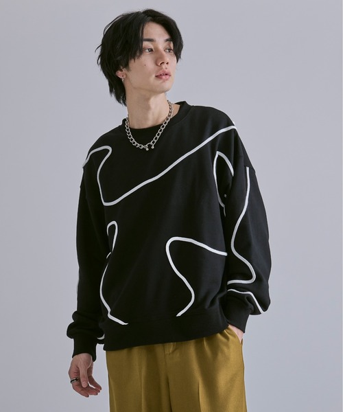 コード刺繍ウラケプルオーバー（Tシャツ/カットソー）｜Ellno Loset（エルノロゼット） 6,600円