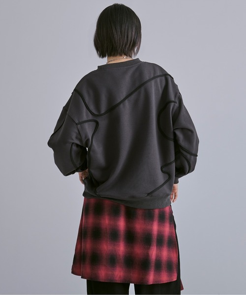 コード刺繍ウラケプルオーバー（Tシャツ/カットソー）｜Ellno Loset（エルノロゼット）