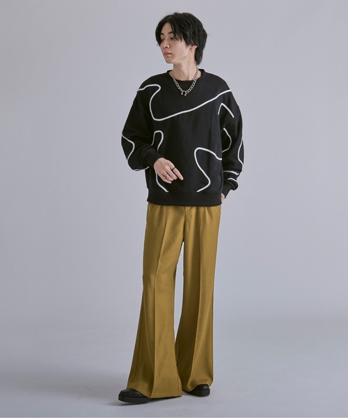 コード刺繍ウラケプルオーバー（Tシャツ/カットソー）｜Ellno Loset（エルノロゼット）