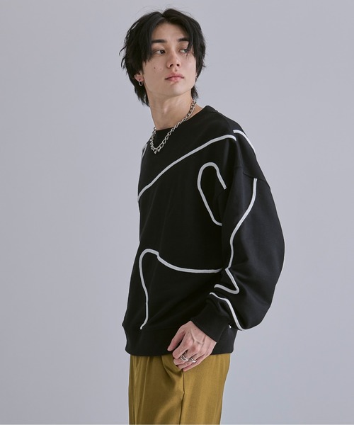 コード刺繍ウラケプルオーバー（Tシャツ/カットソー）｜Ellno Loset（エルノロゼット）