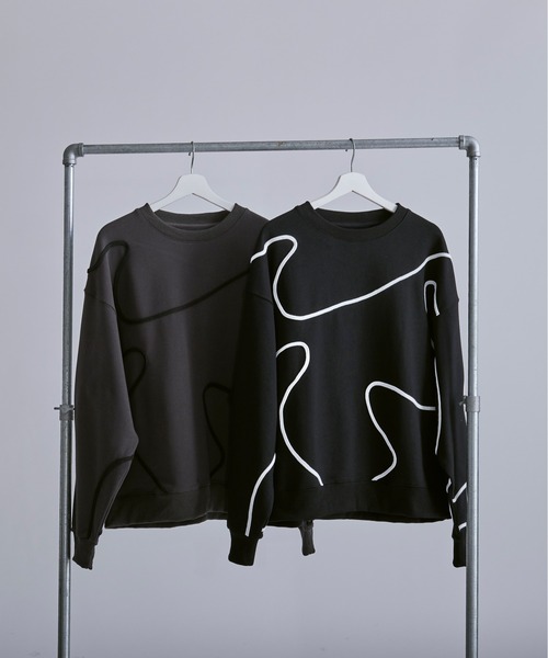 コード刺繍ウラケプルオーバー（Tシャツ/カットソー）｜Ellno Loset（エルノロゼット）