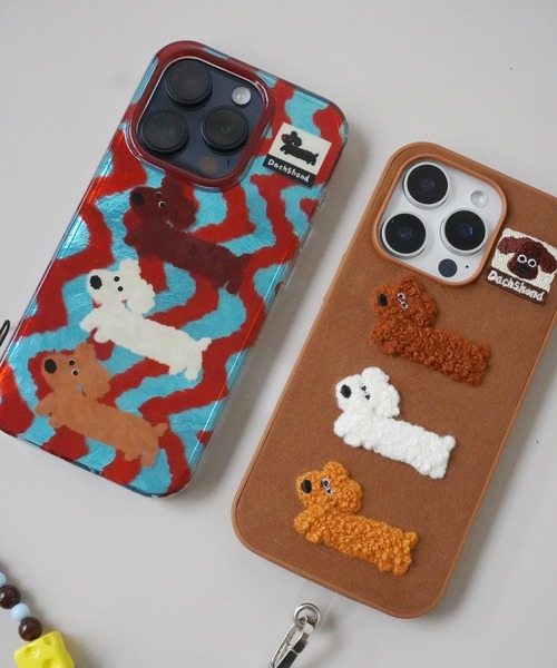 Port(ポート)の「【 Port / ポート 】 ストラップ付き 犬 モチーフ iPhoneケース #(スマホケース/カバー・レディース・ブラウン/マルチ/その他・E/G/B/D/H/C/A/F/J/I)」の10枚目の写真