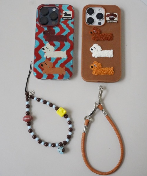 Port(ポート)の「【 Port / ポート 】 ストラップ付き 犬 モチーフ iPhoneケース #(スマホケース/カバー・レディース・ブラウン/マルチ/その他・E/G/B/D/H/C/A/F/J/I)」の16枚目の写真