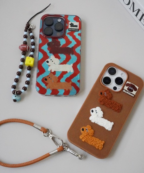 Port(ポート)の「【 Port / ポート 】 ストラップ付き 犬 モチーフ iPhoneケース #(スマホケース/カバー・レディース・ブラウン/マルチ/その他・E/G/B/D/H/C/A/F/J/I)」の17枚目の写真